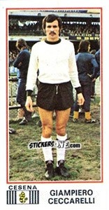 Sticker Giampiero Ceccarelli - Calciatori 1974-1975 n. 104 - Panini