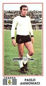 Sticker Paolo Ammoniaci - Calciatori 1974-1975 n. 105 - Panini