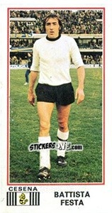 Sticker Battista Festa - Calciatori 1974-1975 n. 108 - Panini
