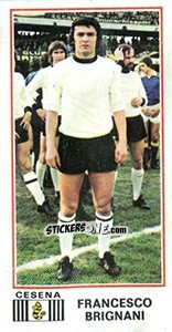 Sticker Francesco Brignani - Calciatori 1974-1975 - Panini