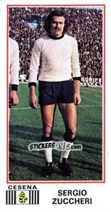 Cromo Sergio Zuccheri - Calciatori 1974-1975 - Panini