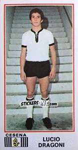 Sticker Lucio Dragoni - Calciatori 1974-1975 n. 117 - Panini
