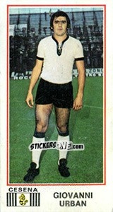 Sticker Giovanni Urban - Calciatori 1974-1975 n. 119 - Panini