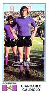 Sticker Giancarlo Galdiolo - Calciatori 1974-1975 n. 123 - Panini