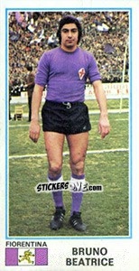 Sticker Bruno Beatrice - Calciatori 1974-1975 n. 127 - Panini