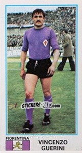 Figurina Vincenzo Guerini - Calciatori 1974-1975 - Panini