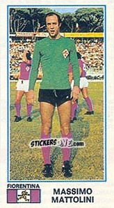 Sticker Massimo Mattolini - Calciatori 1974-1975 n. 133 - Panini