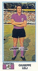 Sticker Giuseppe Lelj - Calciatori 1974-1975 n. 135 - Panini