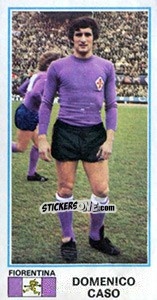 Sticker Domenico Caso - Calciatori 1974-1975 n. 137 - Panini