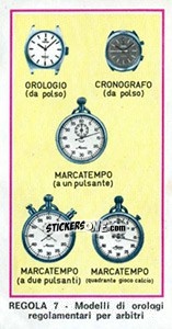 Sticker Regola 7 - Calciatori 1974-1975 n. 150 - Panini