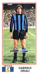 Cromo Gabriele Oriali - Calciatori 1974-1975 n. 163 - Panini