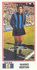 Figurina Mario Bertini - Calciatori 1974-1975 - Panini