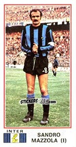 Sticker Sandro Mazzola - Calciatori 1974-1975 n. 169 - Panini