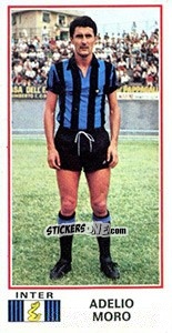 Sticker Adelio Moro - Calciatori 1974-1975 - Panini