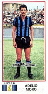 Sticker Adelio Moro - Calciatori 1974-1975 n. 177 - Panini