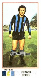 Sticker Renzo Rossi - Calciatori 1974-1975 - Panini