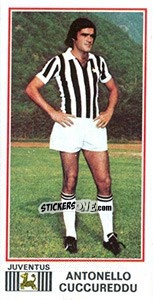 Sticker Antonello Cuccureddu - Calciatori 1974-1975 n. 183 - Panini