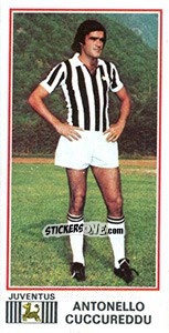 Sticker Antonello Cuccureddu - Calciatori 1974-1975 - Panini