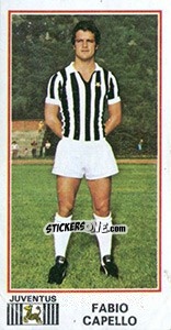 Sticker Fabio Capello - Calciatori 1974-1975 n. 187 - Panini