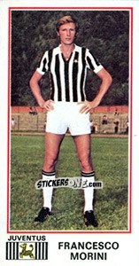 Sticker Francesco Morini - Calciatori 1974-1975 - Panini