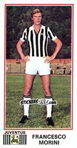 Figurina Francesco Morini - Calciatori 1974-1975 - Panini