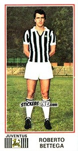 Cromo Roberto Bettega - Calciatori 1974-1975 - Panini