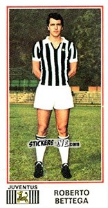 Sticker Roberto Bettega - Calciatori 1974-1975 n. 198 - Panini