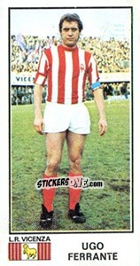 Sticker Ugo Ferrante - Calciatori 1974-1975 n. 227 - Panini
