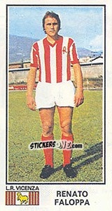 Sticker Renato Faloppa - Calciatori 1974-1975 - Panini