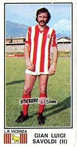 Sticker Gian Luigi Savoldi - Calciatori 1974-1975 - Panini
