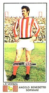 Cromo Angelo Benedetto Sormani - Calciatori 1974-1975 - Panini