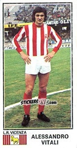 Figurina Alessandro Vitali - Calciatori 1974-1975 - Panini