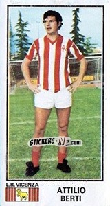 Sticker Attilio Berti - Calciatori 1974-1975 n. 238 - Panini