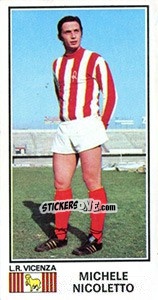 Sticker Michele Nicoletto - Calciatori 1974-1975 n. 241 - Panini