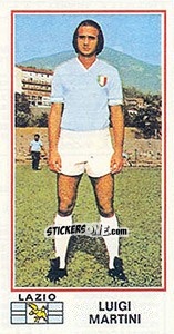 Figurina Luigi Martini - Calciatori 1974-1975 - Panini