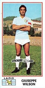 Cromo Giuseppe Wilson - Calciatori 1974-1975 - Panini