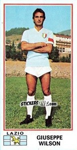 Sticker Giuseppe Wilson - Calciatori 1974-1975 n. 246 - Panini