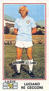Sticker Luciano Re Cecconi - Calciatori 1974-1975 n. 250 - Panini