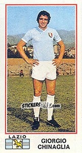 Sticker Giorgio Chinaglia - Calciatori 1974-1975 n. 252 - Panini