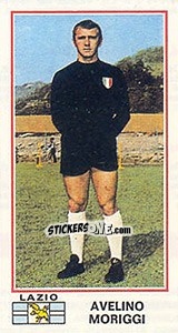 Figurina Avelino Moriggi - Calciatori 1974-1975 - Panini
