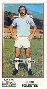 Sticker Luigi Polentes - Calciatori 1974-1975 - Panini