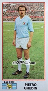Sticker Pietro Ghedin - Calciatori 1974-1975 n. 257 - Panini