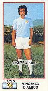 Sticker Vincenzo D'Amico - Calciatori 1974-1975 n. 259 - Panini
