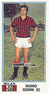 Sticker Duino Gorin - Calciatori 1974-1975 - Panini