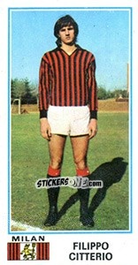 Sticker Filippo Citterio - Calciatori 1974-1975 - Panini