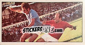 Sticker Falli e scorrettezze: «sgambetto» - Calciatori 1974-1975 n. 309 - Panini