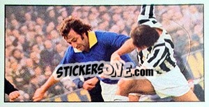Sticker Entrata scorretta - Calciatori 1974-1975 n. 312 - Panini