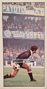 Sticker Rimessa del portiere con le mani - Calciatori 1974-1975 n. 346 - Panini