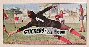 Sticker Calcio di punizione diretto o di «prima» - Calciatori 1974-1975 n. 349 - Panini