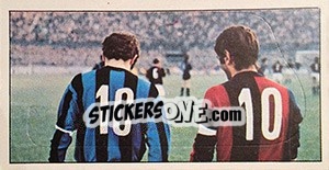 Sticker Equipaggiamento dei giocatori: numeri sulle maglie - Calciatori 1974-1975 n. 356 - Panini